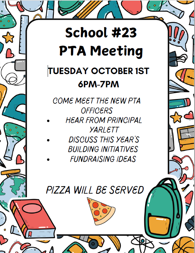 October PTA Meeting